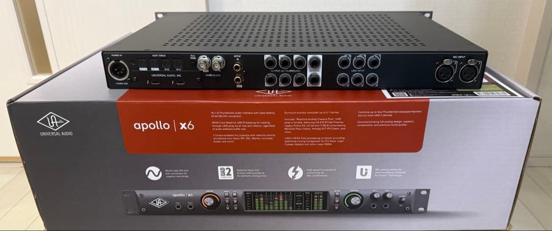 最終価格 ほぼ新品 UNIVERSAL AUDIO Apollo X6