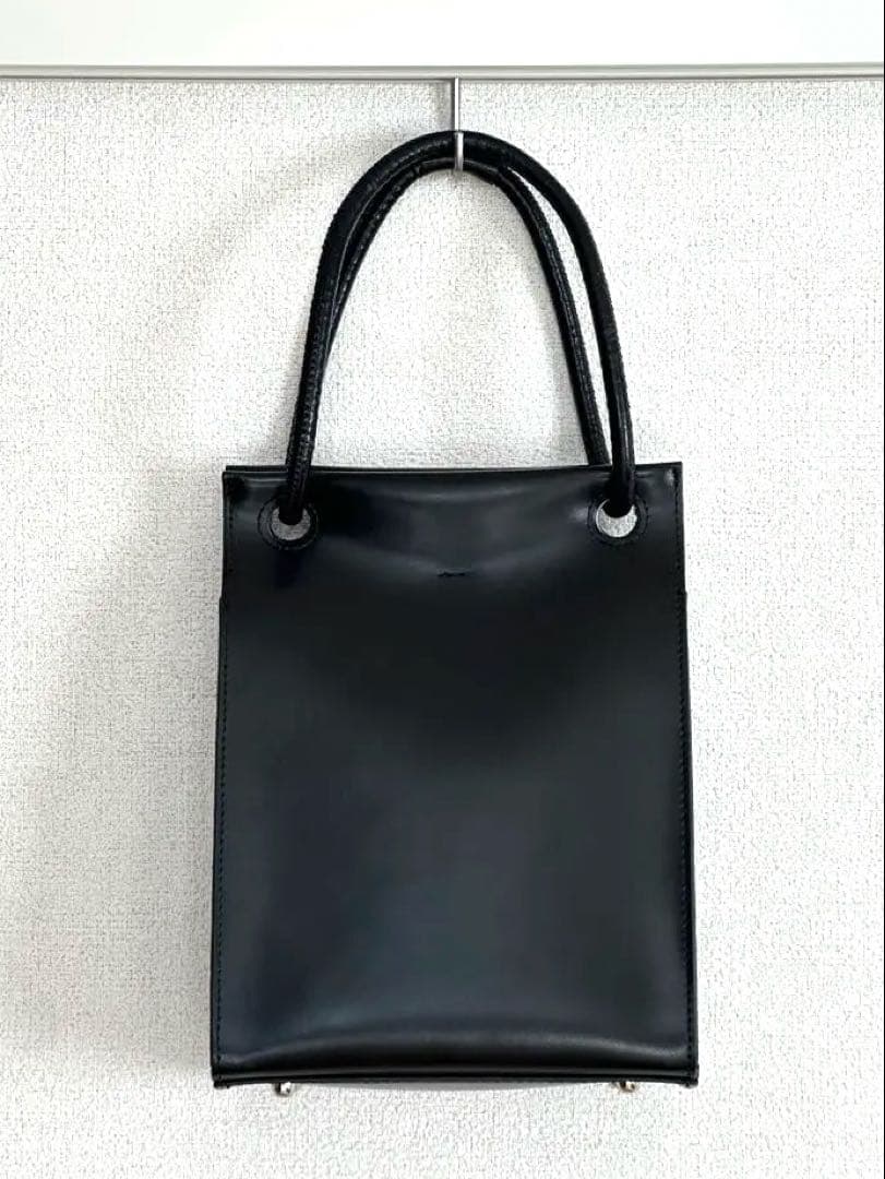 YAHKI ヤーキ ダブルフェイスレザースクエアハンドバッグ YH-291