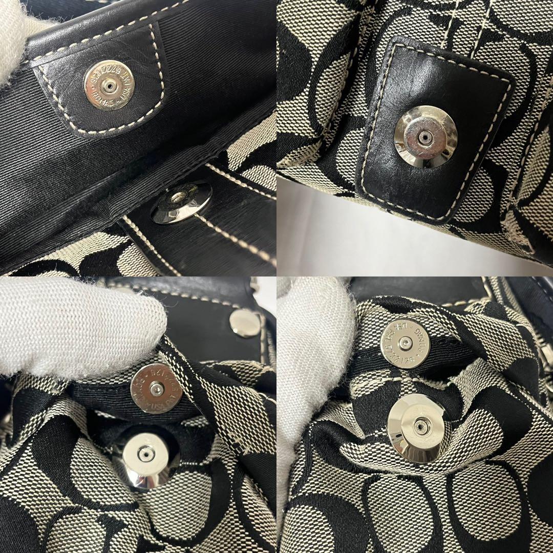 ✨極美品✨　coach ショルダーバッグ　バッグ　キャンバス　シグネチャー