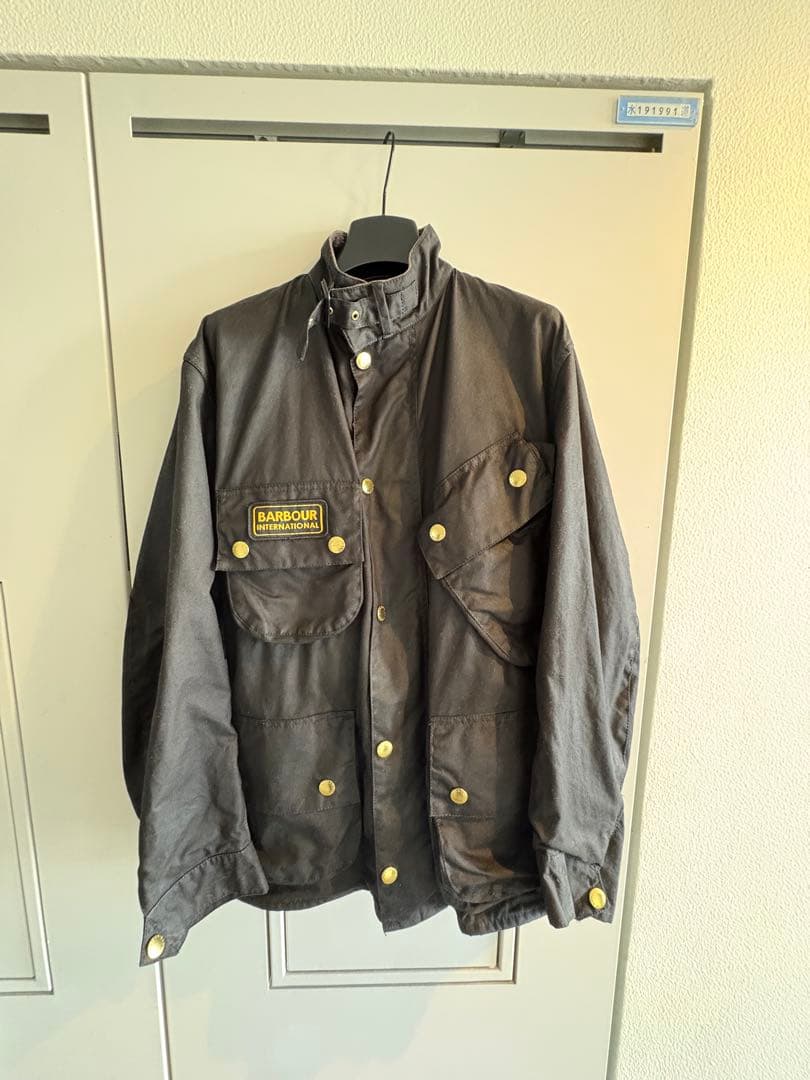 【JumJum】Barbour international ブラック