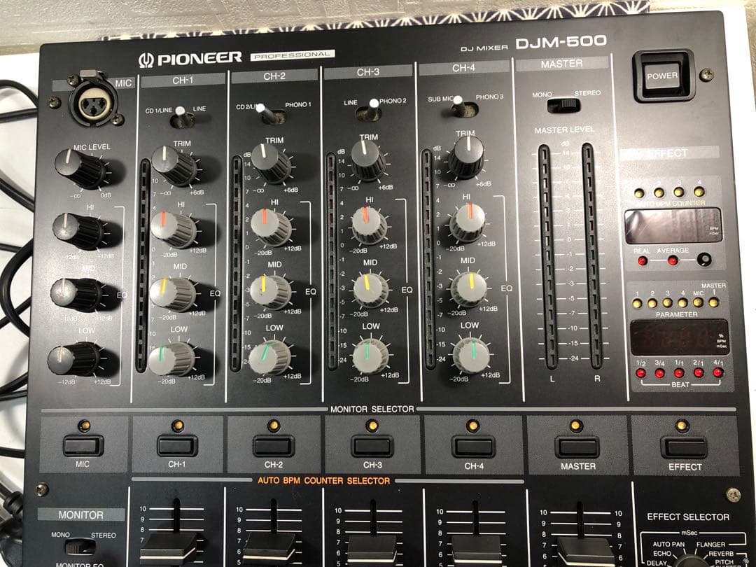 pioneer dj パイオニア　DJM-500 フェーダーメンテナンス