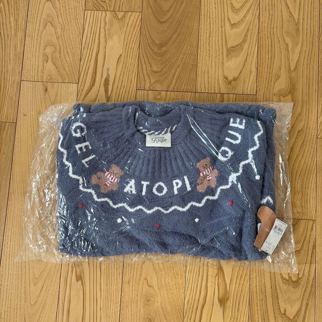 gelato pique（ジェラートピケ）ノルディックワンピース(NVY-F)