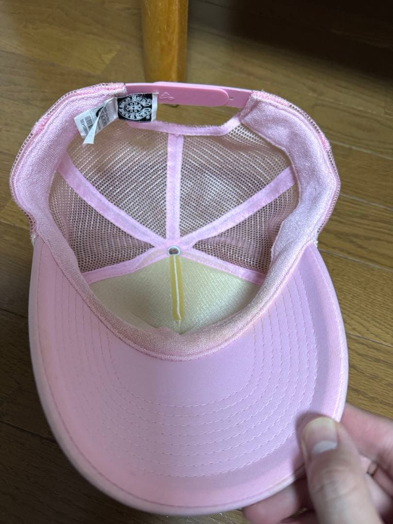ぴすけ CHROME HEARTS（クロムハーツ） ピンクメッシュキャップ