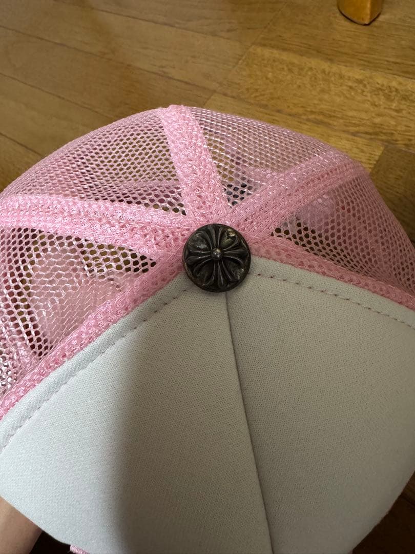 ぴすけ CHROME HEARTS（クロムハーツ） ピンクメッシュキャップ