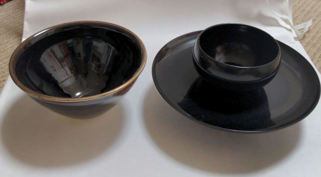 天目茶碗　天目台のセット　稽古　茶道具　茶道　お茶　茶事　裏千家　表千家