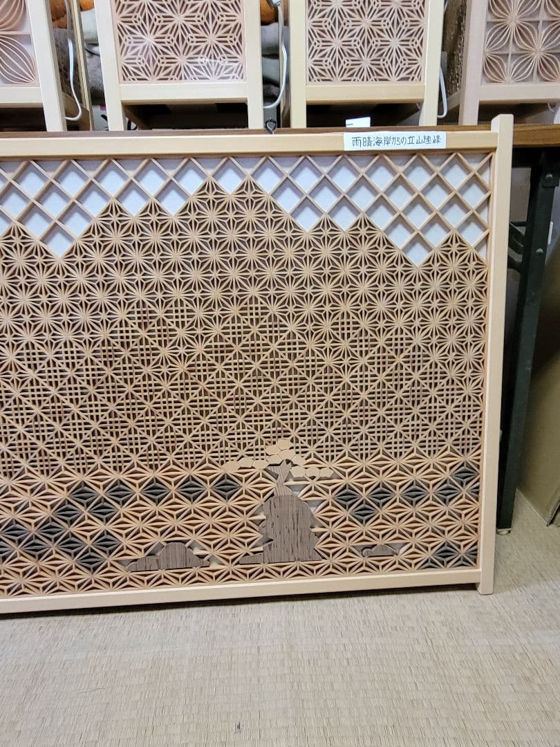 組子　組子細工　壁掛け　ウォールアート