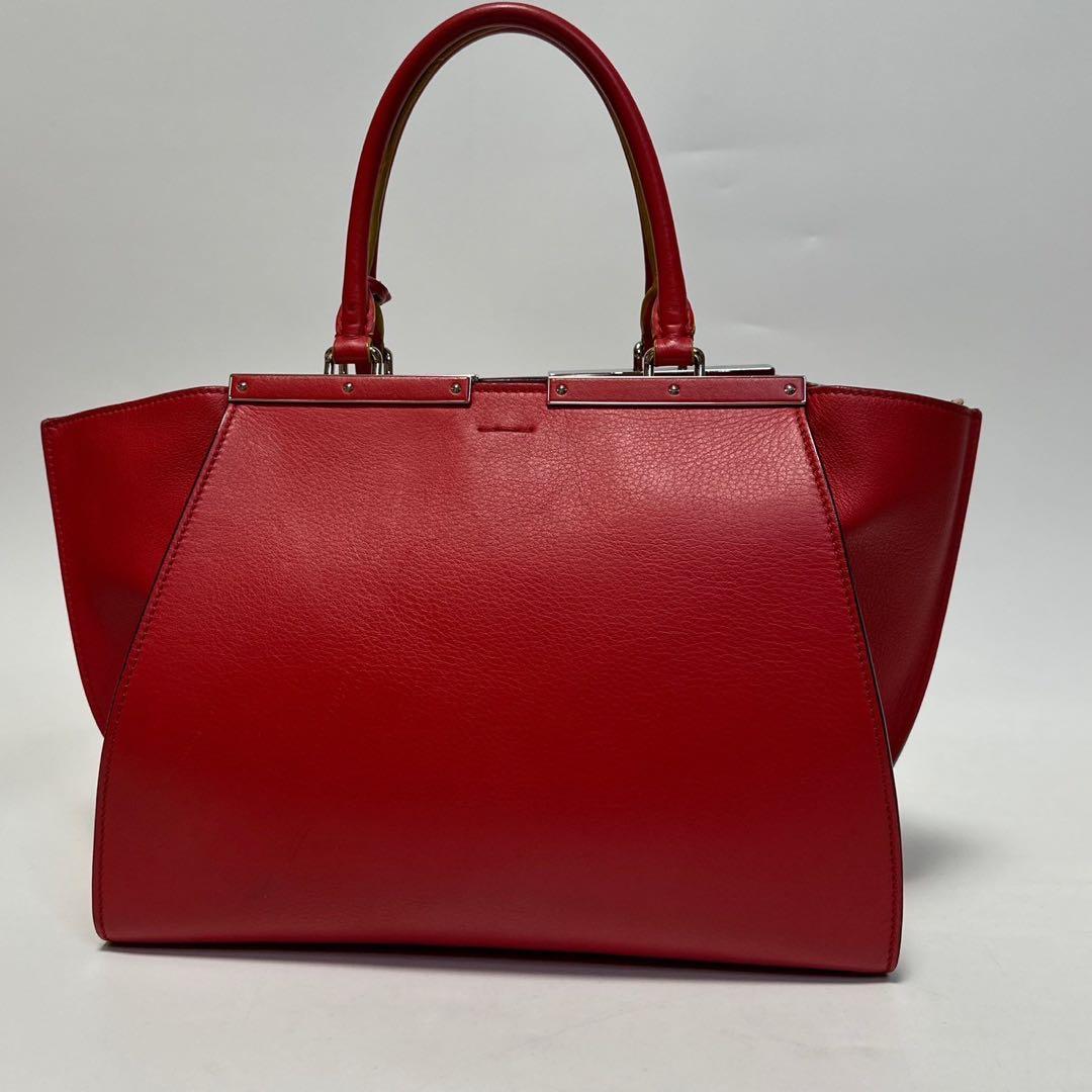 t69【極美品】保存袋付　フェンディ　レザートロワジュール　2wayショルダー.