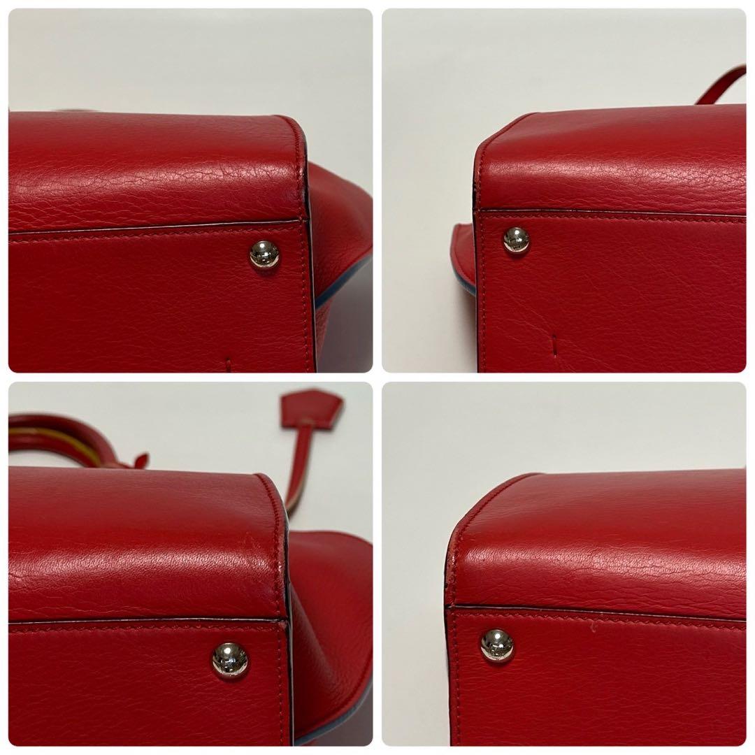 t69【極美品】保存袋付　フェンディ　レザートロワジュール　2wayショルダー.