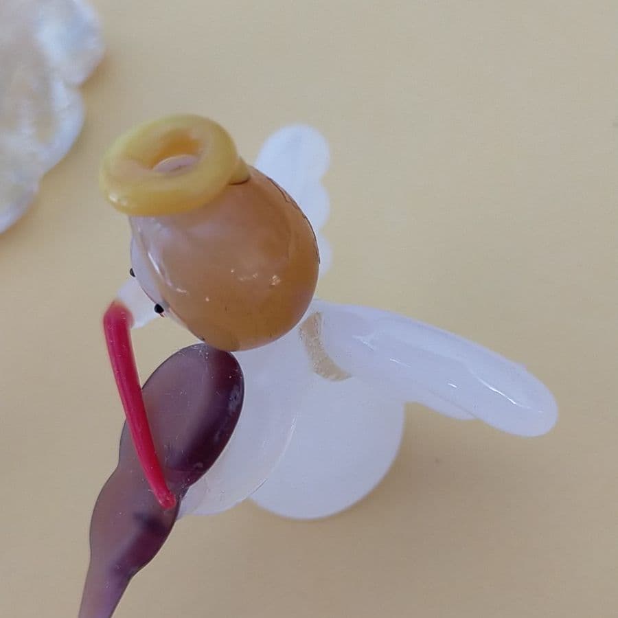 ガラス細工  エンジェル・イルカ音楽隊 セット