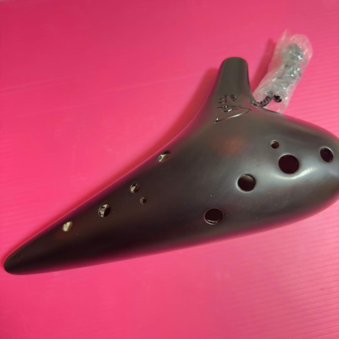 オカリナ　アルトF管　漆仕上げ　フォーカリンク