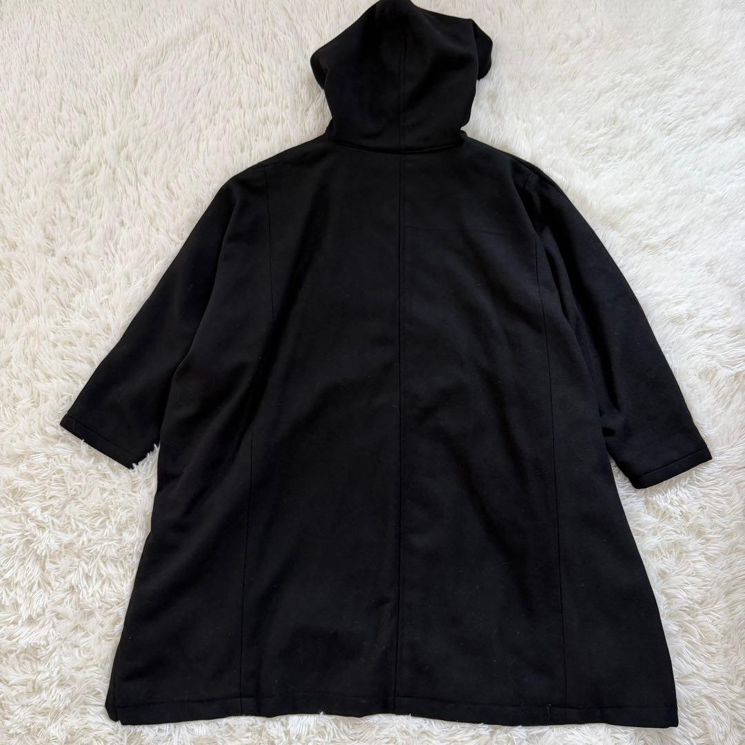 ソウルベリー クロヤギさんからお手紙ついた ふわっとかぶるだけの黒いポンチョ