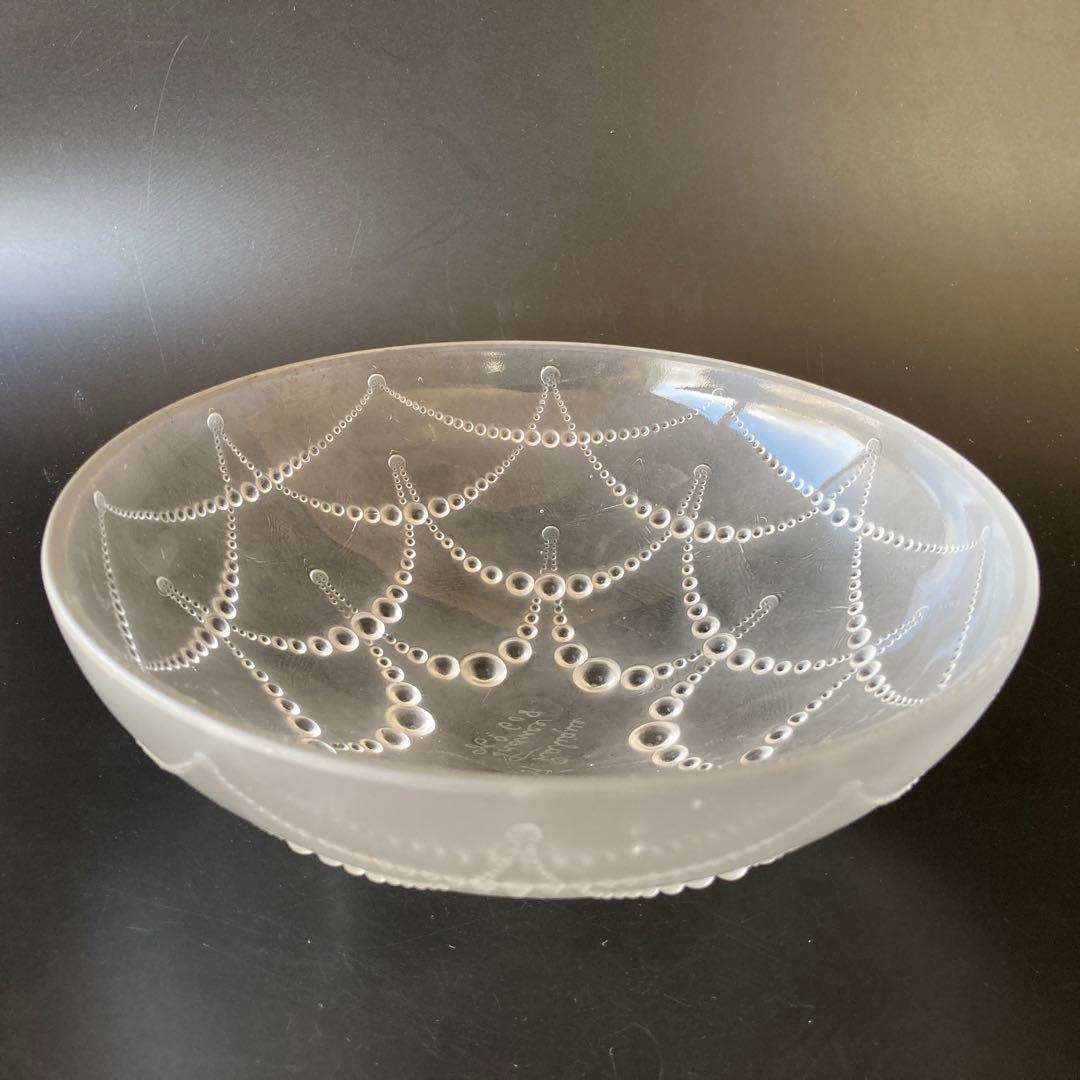ルネ・ラリック　真珠文硝子鉢　Perles　パール　 ボウル　1925年