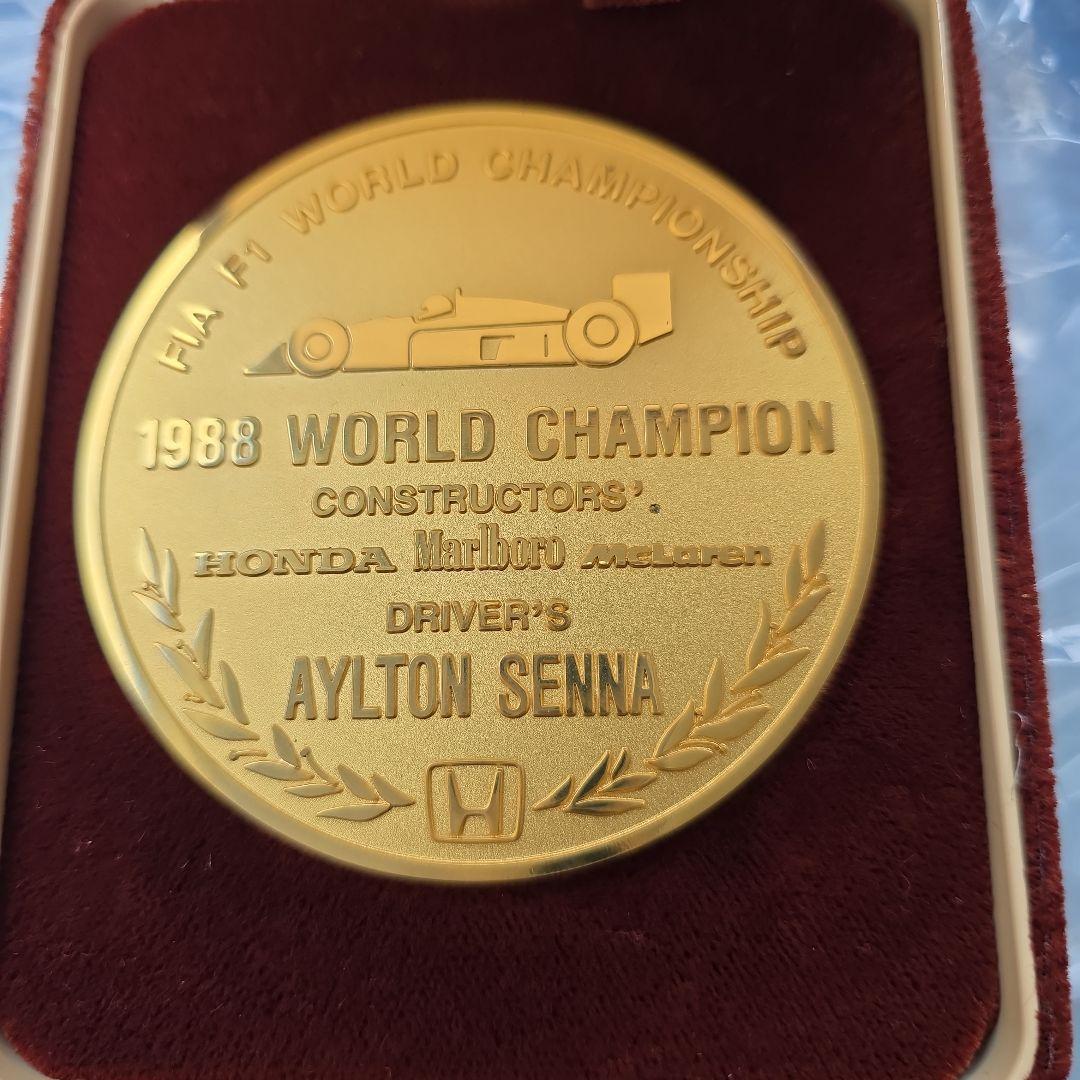 アイルトン・セナ　1988年　F1　ワールドチャンピオン　記念メダル