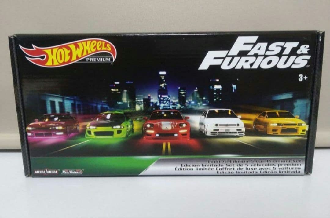 ホットウィール ワイルドスピード 5台セット プレミアムバンドル ボックス