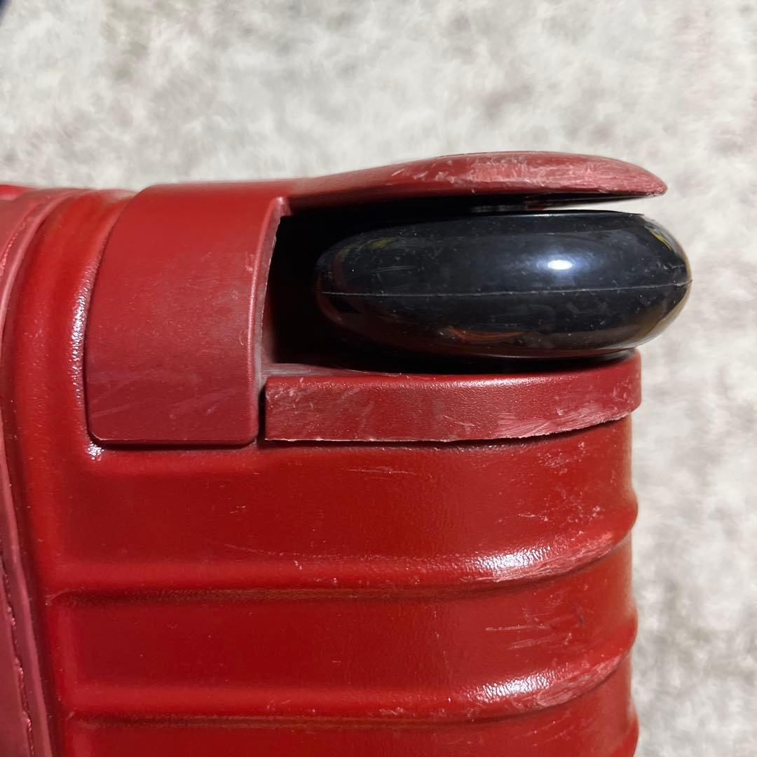 値下 RIMOWA リモワ 機内持込 RED 赤 2輪 廃盤 静音 タイヤ 32