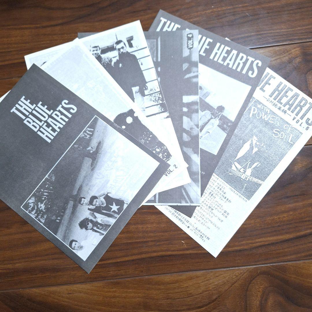 THE BLUE HEARTS ブルーハーツ 会報 DM 6冊 青心会