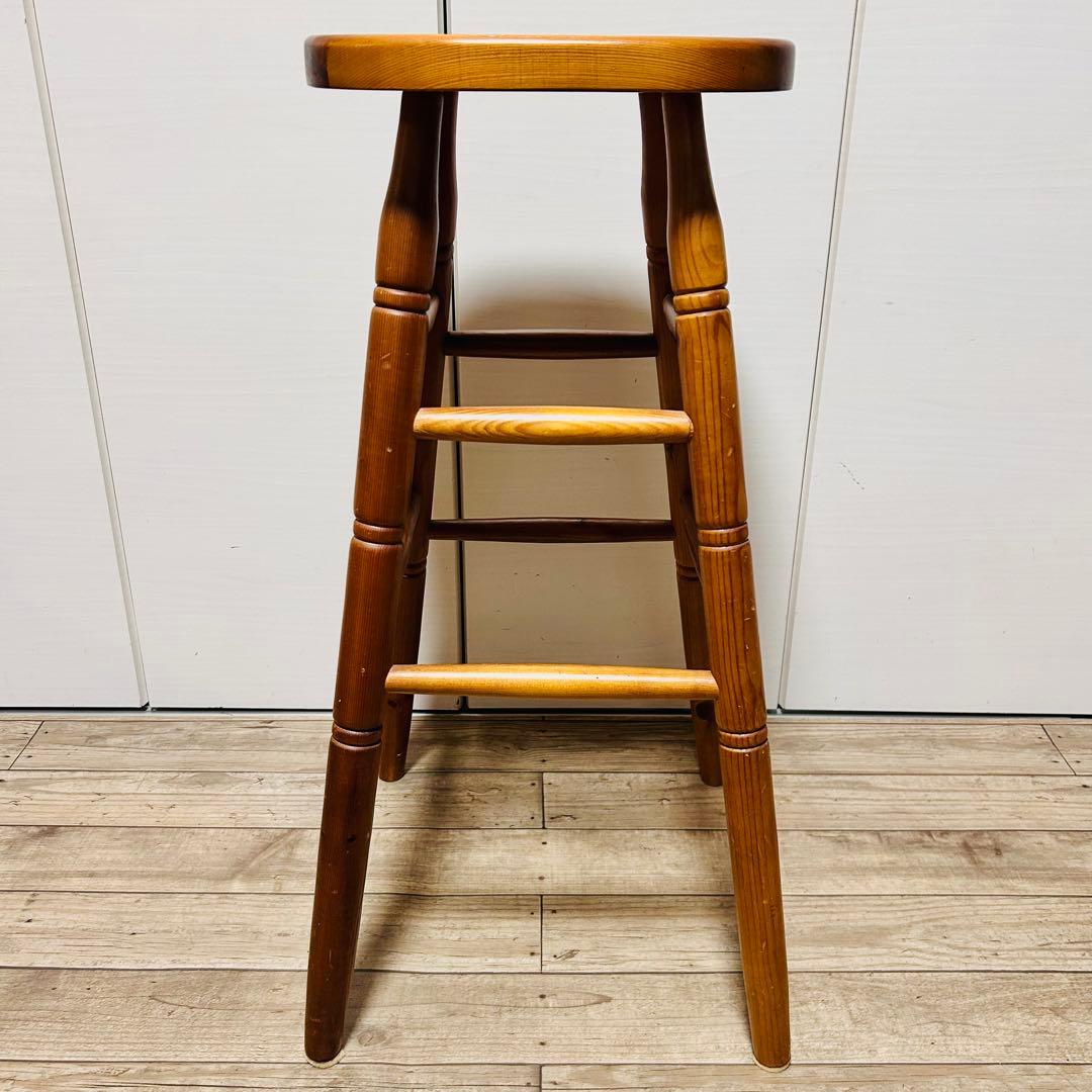 【英国製】アンティーク ハイスツール