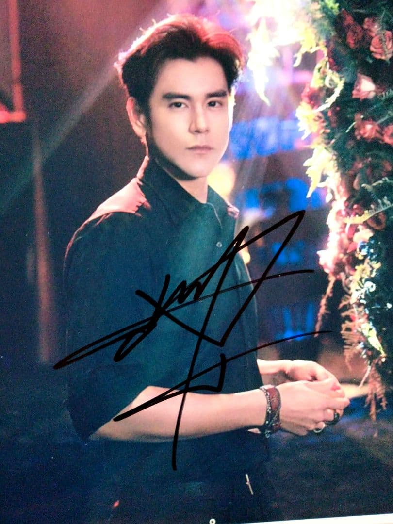 エディ・ポン直筆サイン入り超大型写真…Eddie Peng…疾風スプリンター