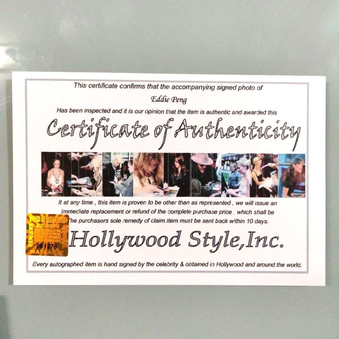 エディ・ポン直筆サイン入り超大型写真…Eddie Peng…疾風スプリンター