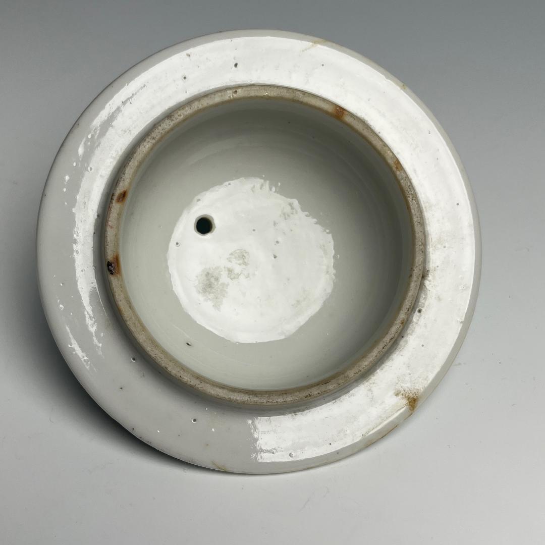 緑釉粉彩瓜果蝶紋水注 大清光緒年製 款 中国古玩 美術 唐物 A560