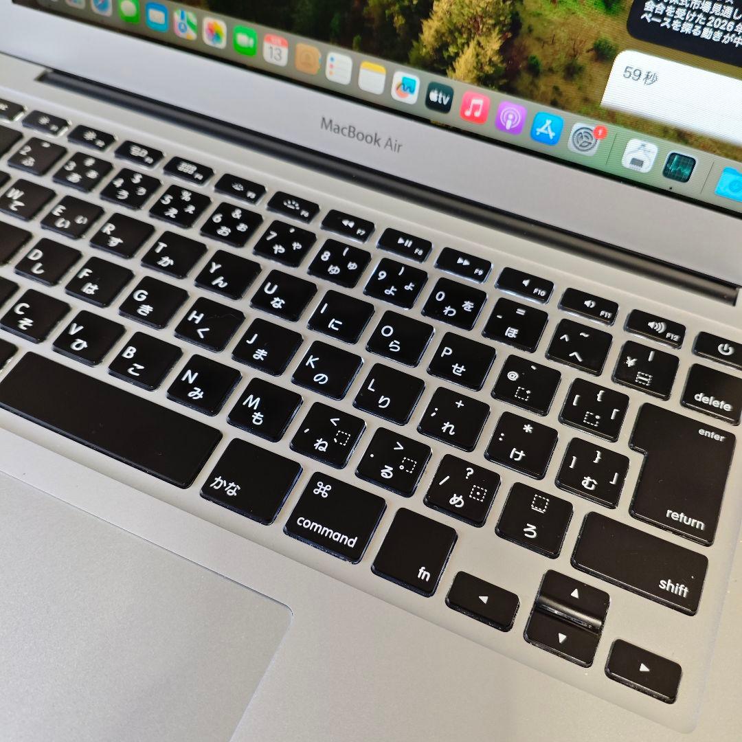 【良品】Macbook Air 13インチ i5 8G バッテリー◯