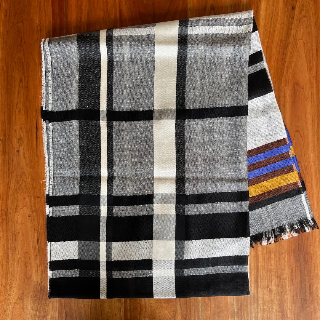 ☆新品☆ JOHNSTONS カシミア&シルク タータンチェック柄 ストール