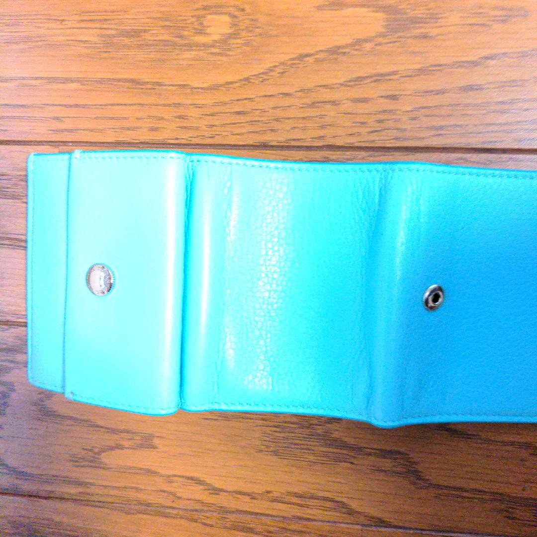ティファニー　財布　水色　小型