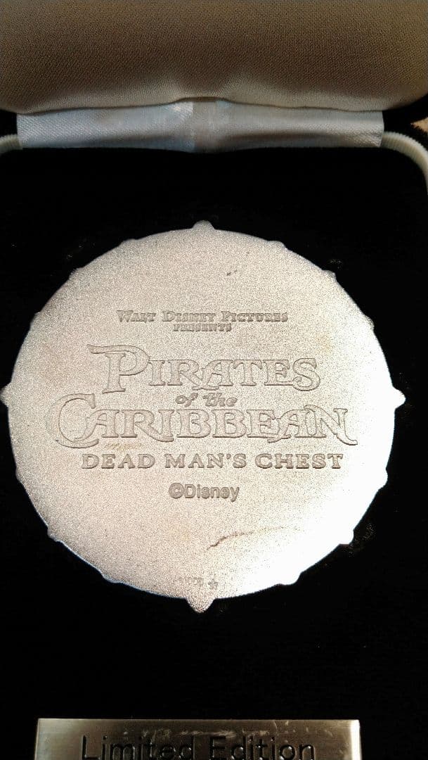 限定品！　パイレーツオブカリビアン　純銀　メダル　900個限定！