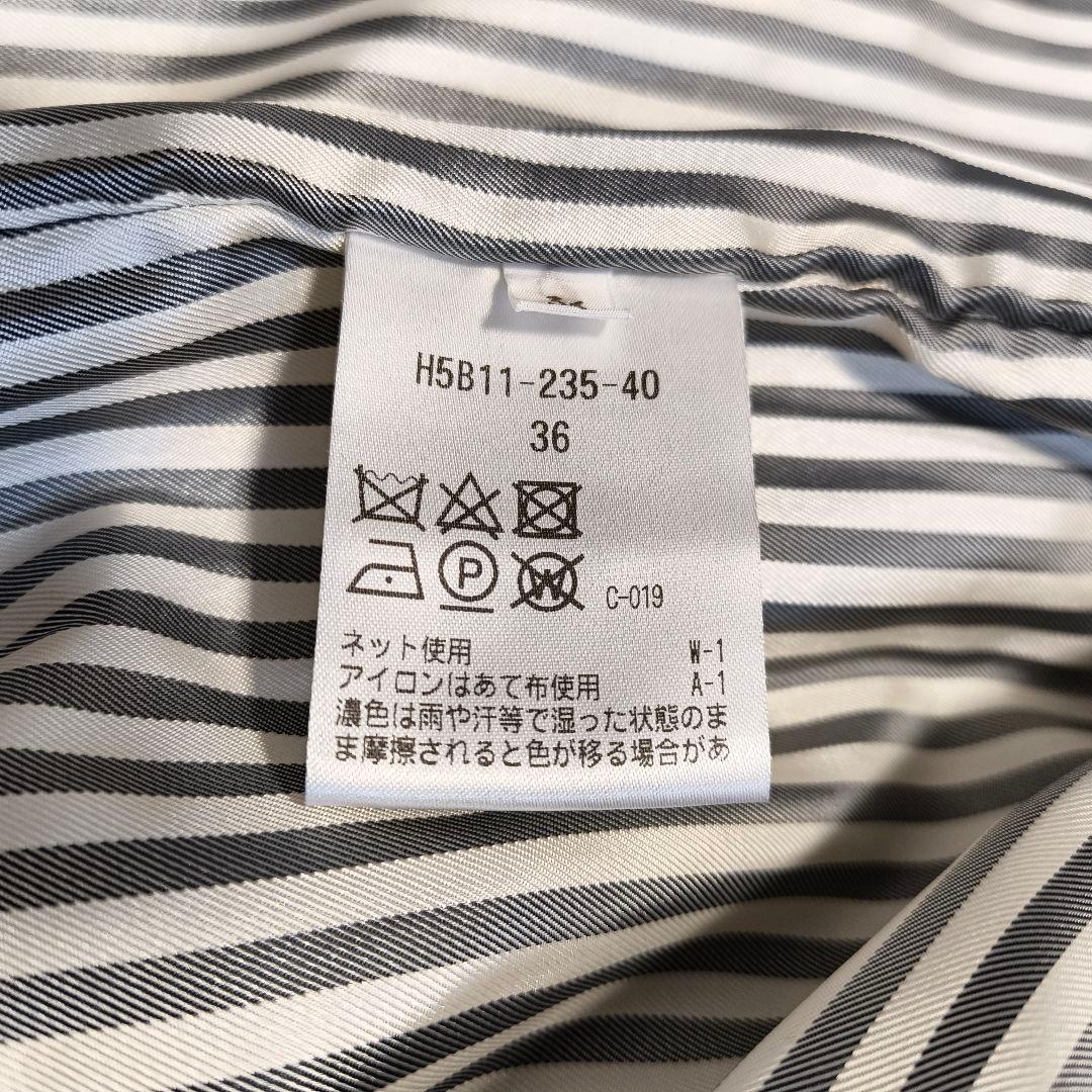 極美品✨マッキントッシュフィロソフィー チェスターコート 裏地ストライプ 近年