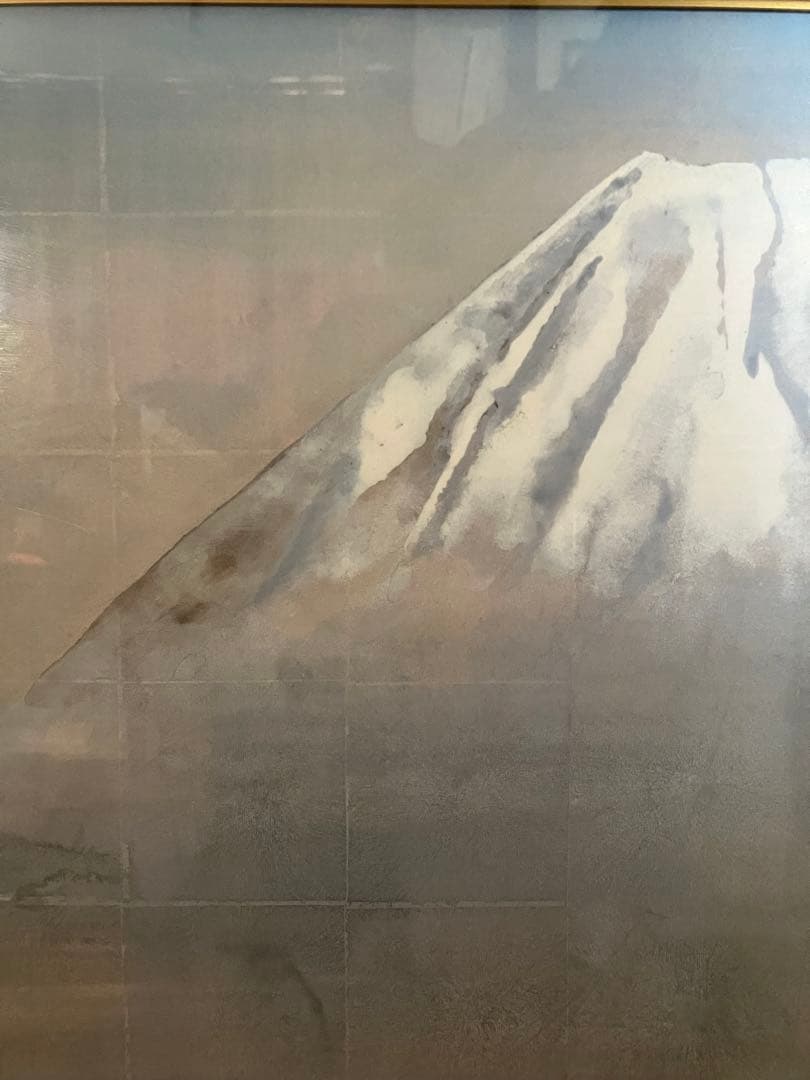 富士山　（複製画）　奥村土牛　精進湖