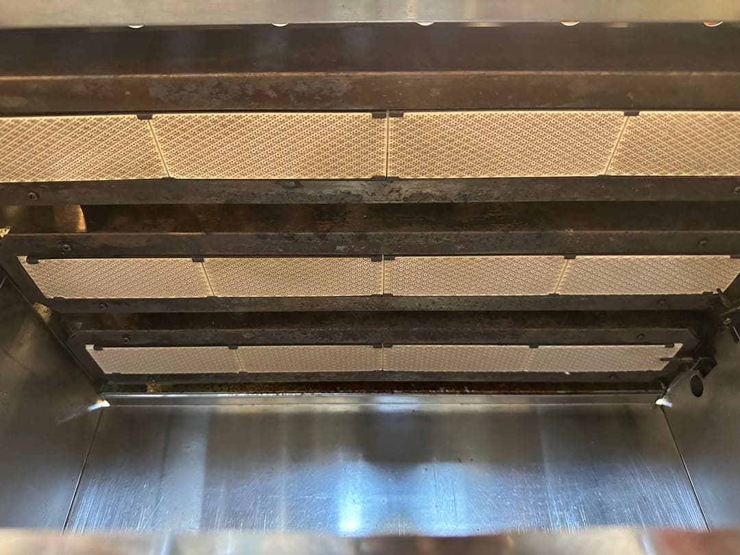 カ*イ様 美品 マルゼン 上火式焼物器 スピードグリラー 赤外線バーナー グリラ