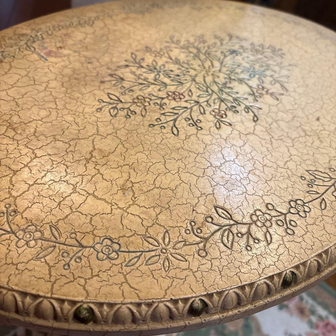 エンジェル❣️アンティーク風 コンソール❣️彫刻付き