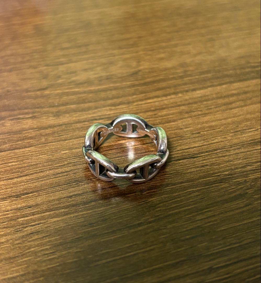 ugさん専門　エルメス シェーヌダンクル リング シルバー 925 #52