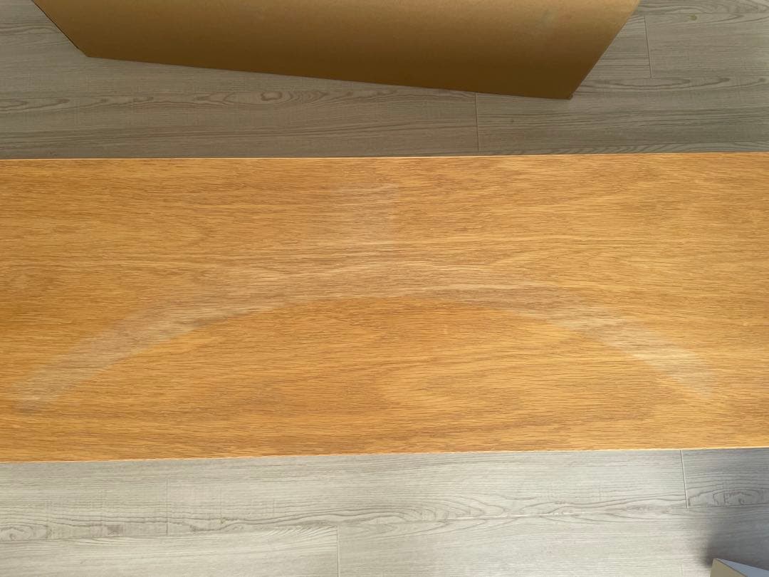 【送料込】　無印良品　廃番　オーク材ＡＶラック薄型（引戸）・幅１５０ｃｍ