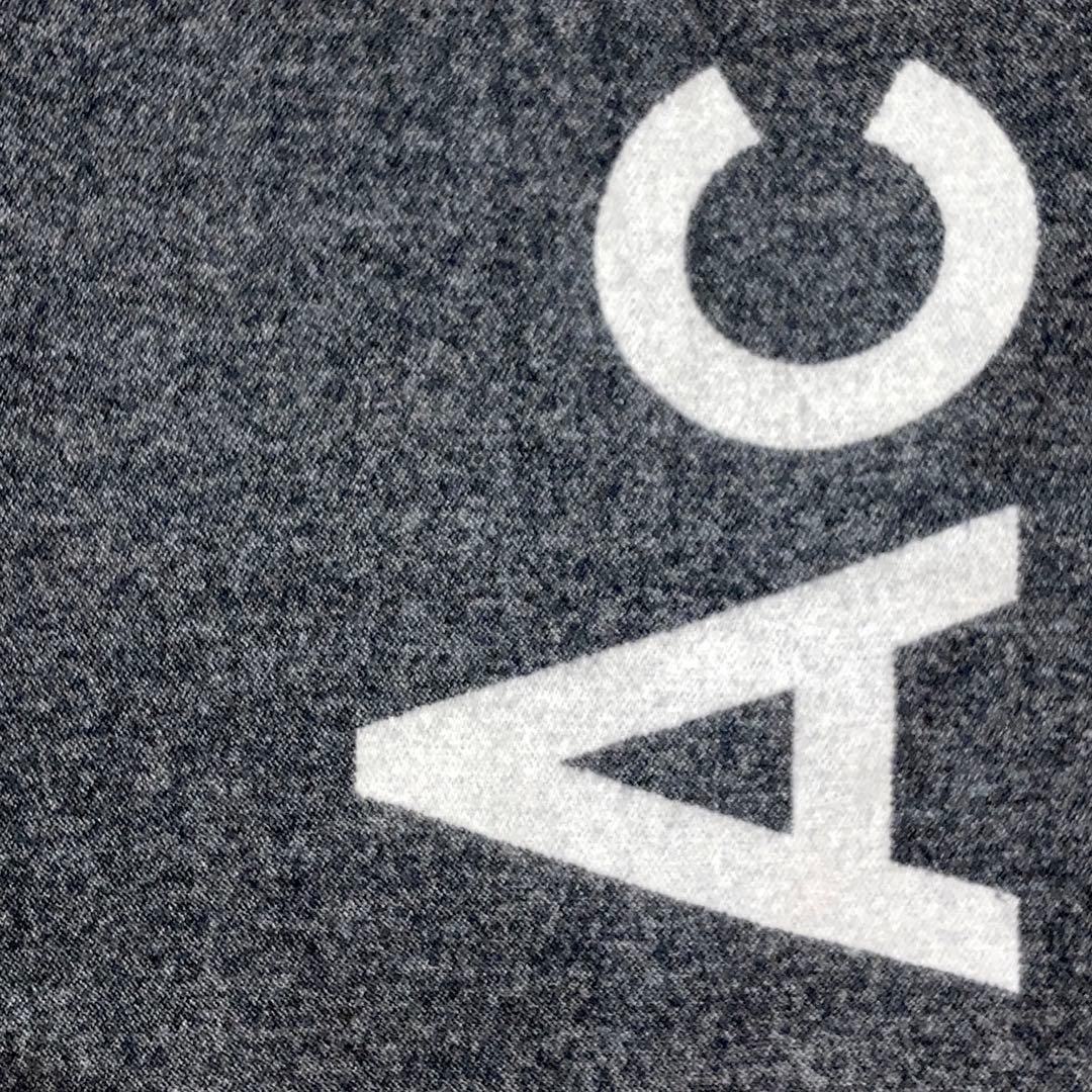 Acne studios ロゴ スカーフ マフラー グレー ブラック