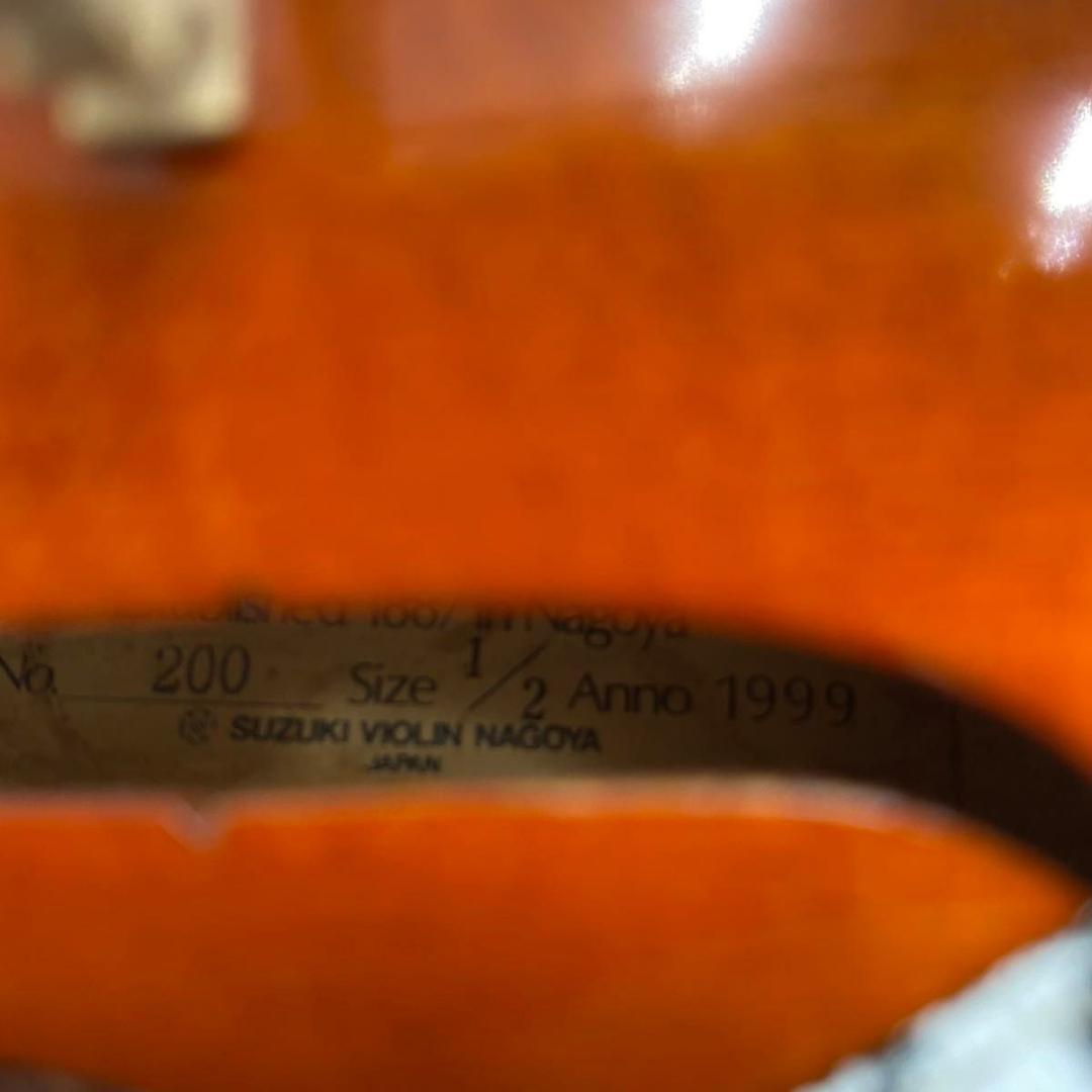 【弦新品】スズキ No.200 1/2 1999年製 SUZUKI バイオリン