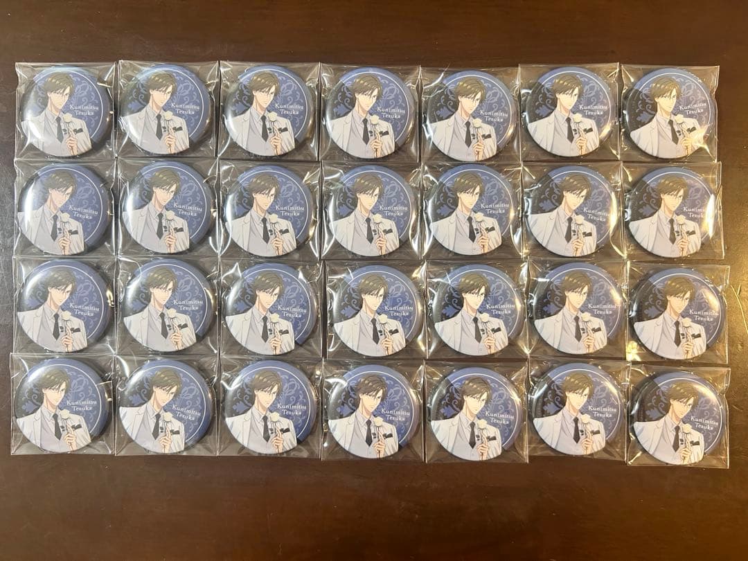 新テニスの王子様 手塚国光 缶バッジ Black or White？ ブラホワ