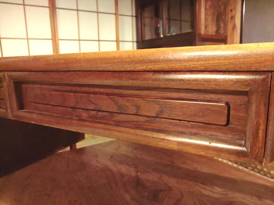 希少　文机　座卓　テーブル　デスク　レトロ　アンティーク　ヴィンテージ　レア