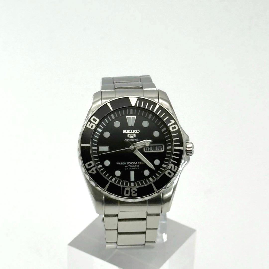 SEIKO 5スポーツ ダイバーズ スケルトン　日本製　7S36-03C0
