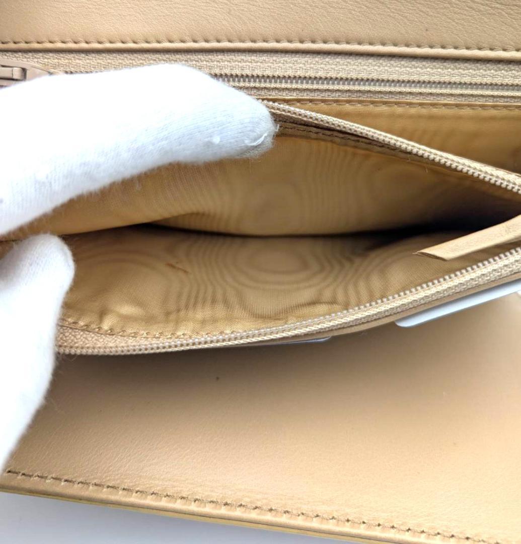 ❤️【未使用級】シャネル 三つ折り 財布 キャビアスキン　ココマーク ココロック