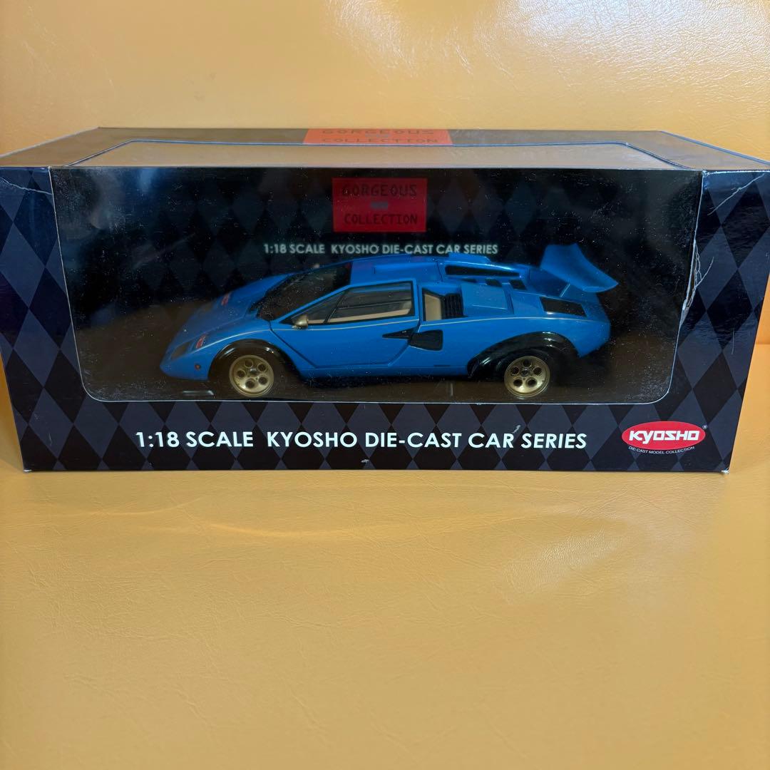 新春限定値下げ 京商 1/18 ランボルギーニ カウンタックLP500Sブルー