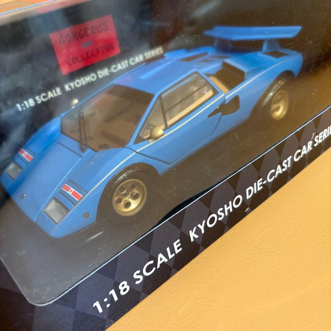 新春限定値下げ 京商 1/18 ランボルギーニ カウンタックLP500Sブルー
