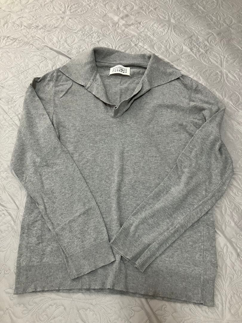 マルジェラ長袖ポロシャツ