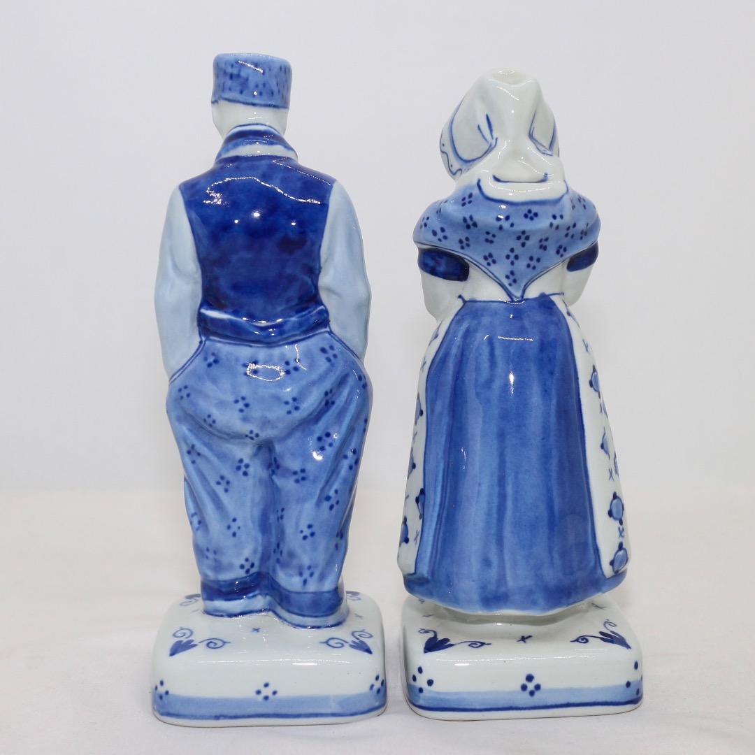  DELFT ロイヤルデルフォト ファーマーと妻 置物 陶器 オランダ
