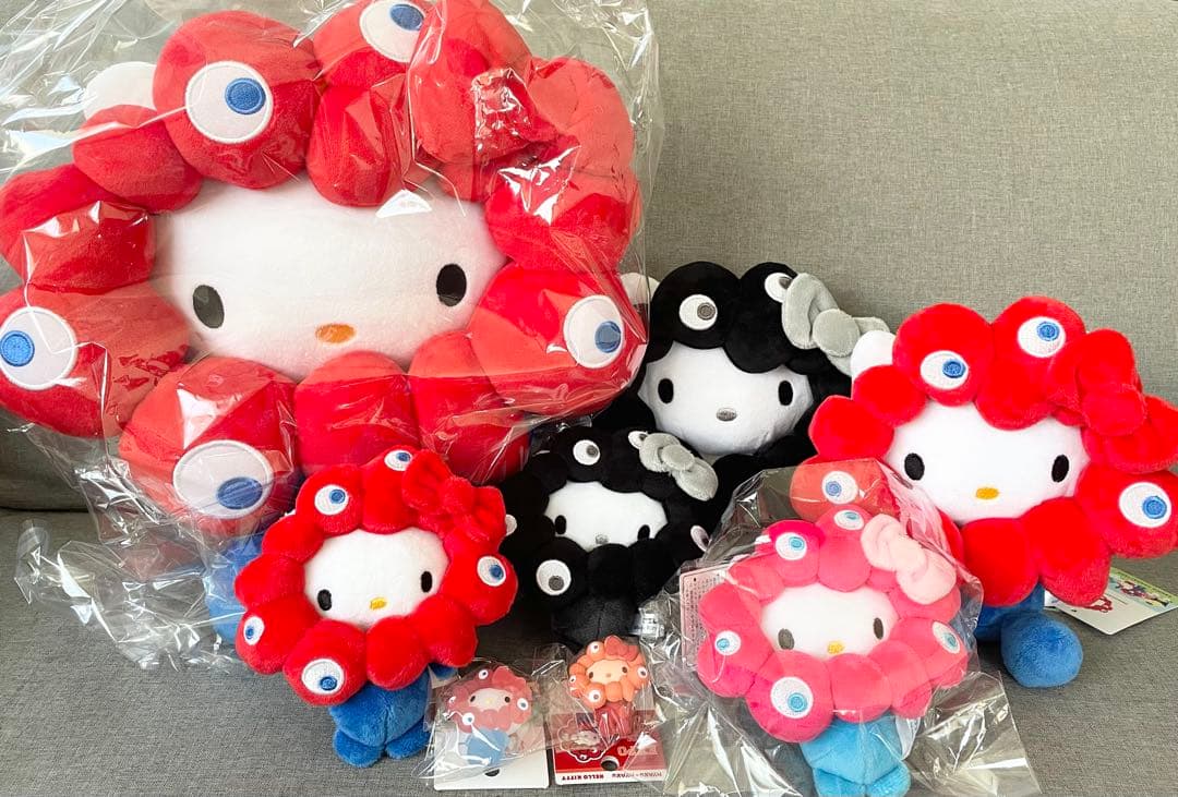 大阪関西万博 ミャクミャク ハローキティ なりきりシリーズ 8点 セット