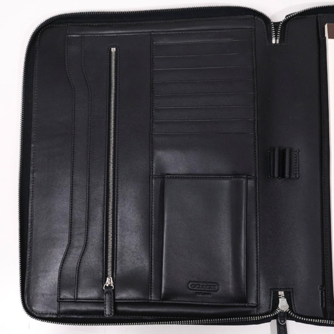 H3749-32◾️オールドコーチ　レザー　マルチケース　レザーバインダー　A４