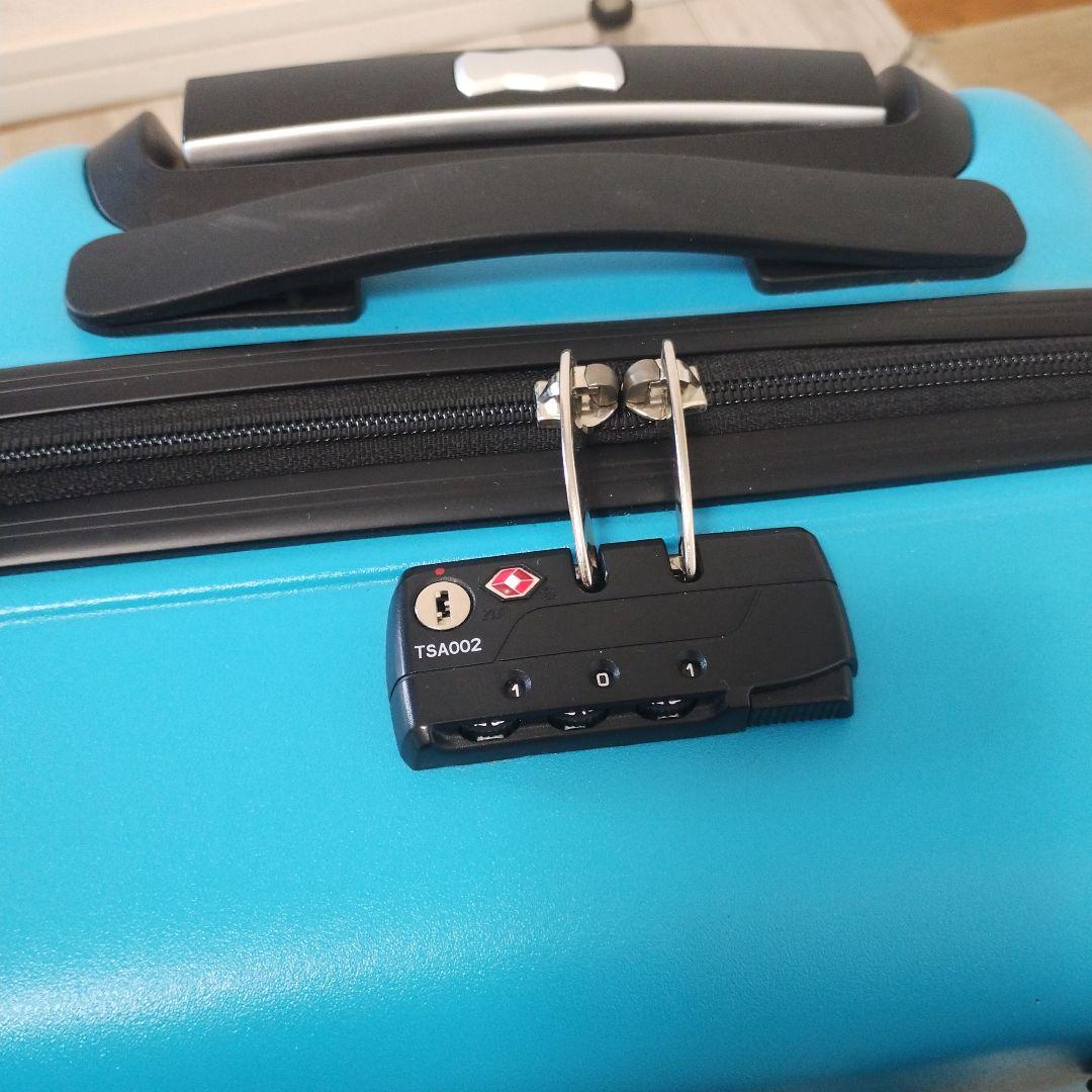 座れるスーツケース　ハピライド　機内持ち込み可能　ブルー