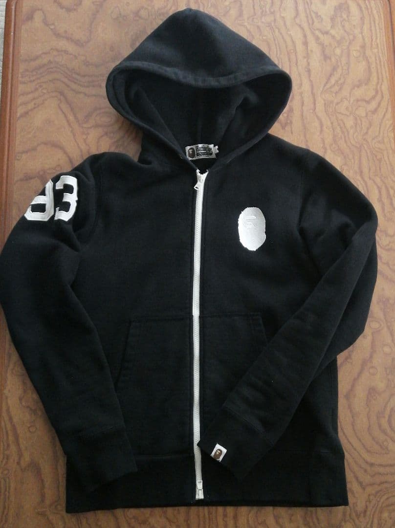 A Bathing Ape アベイシングエイプ 裏起毛ジップアップパーカー S