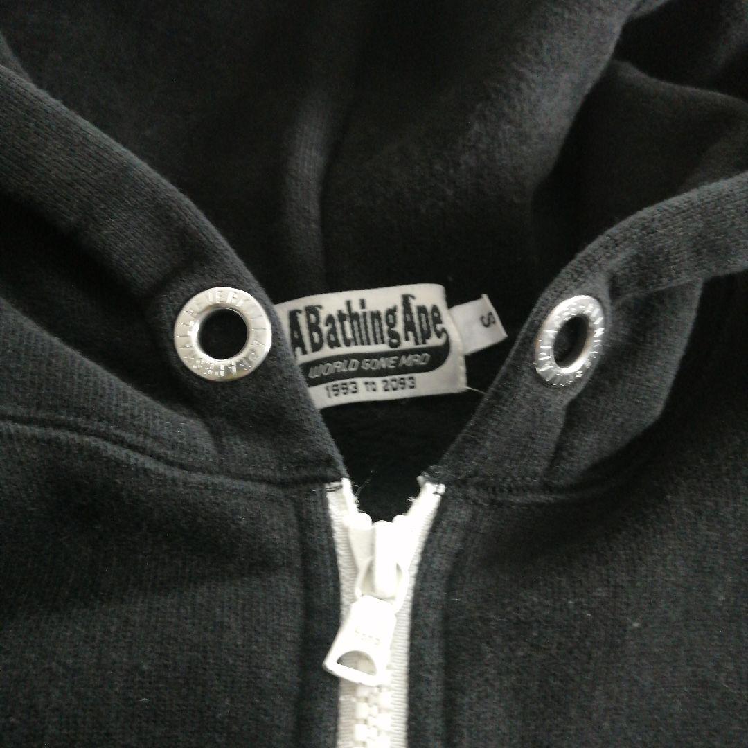 A Bathing Ape アベイシングエイプ 裏起毛ジップアップパーカー S