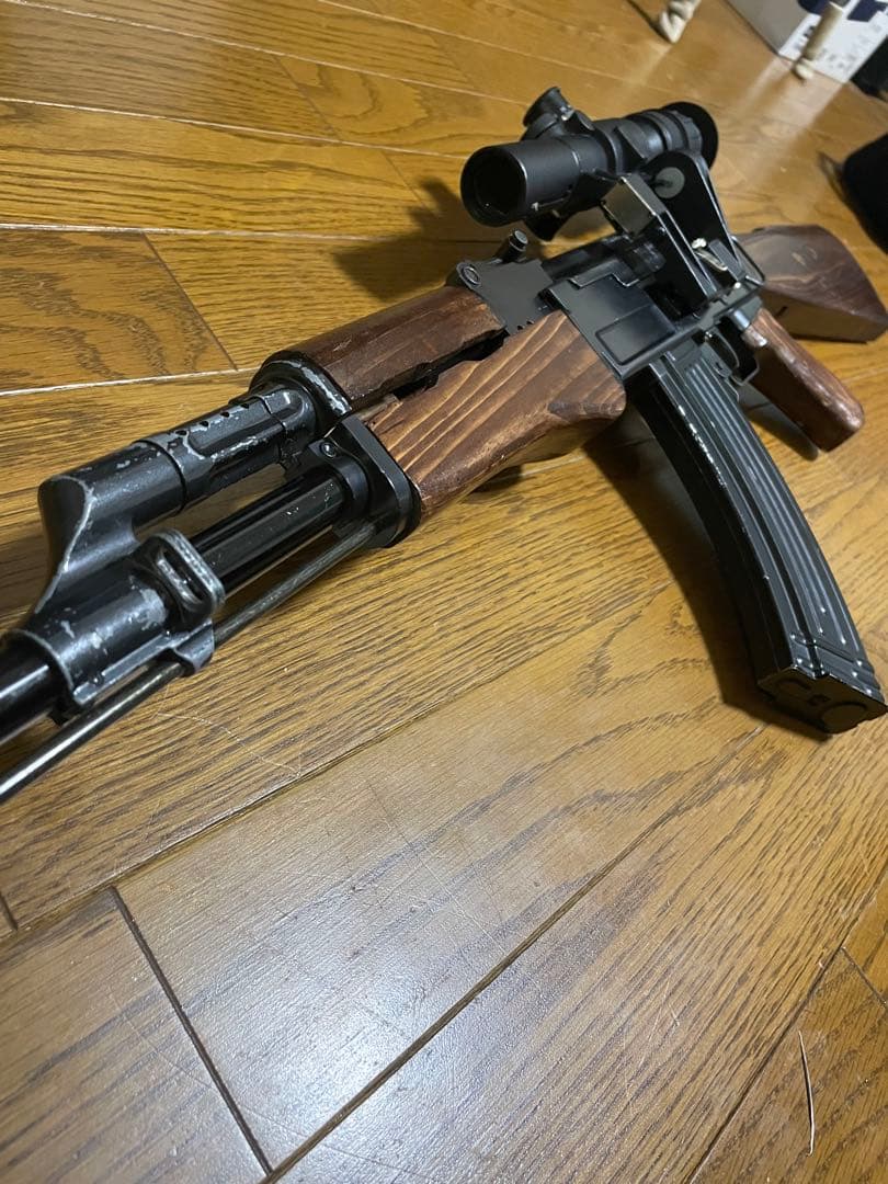 東京マルイ ak47 リアルウッド 電子トリガー搭載 メタルフレーム